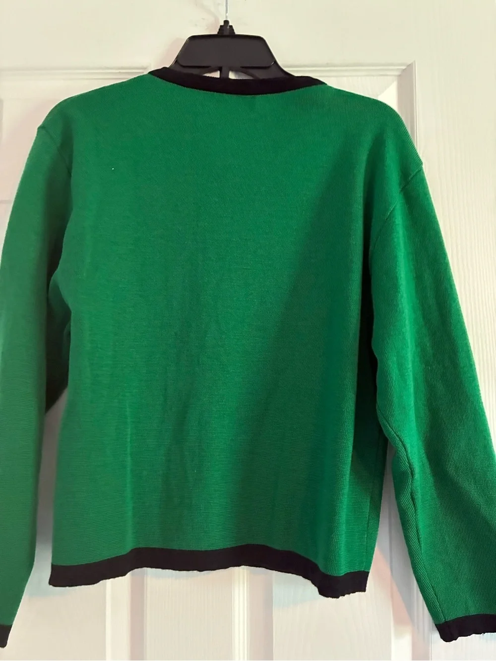 Vintage Jaeger Green Wool Cardigan Womens Size Large